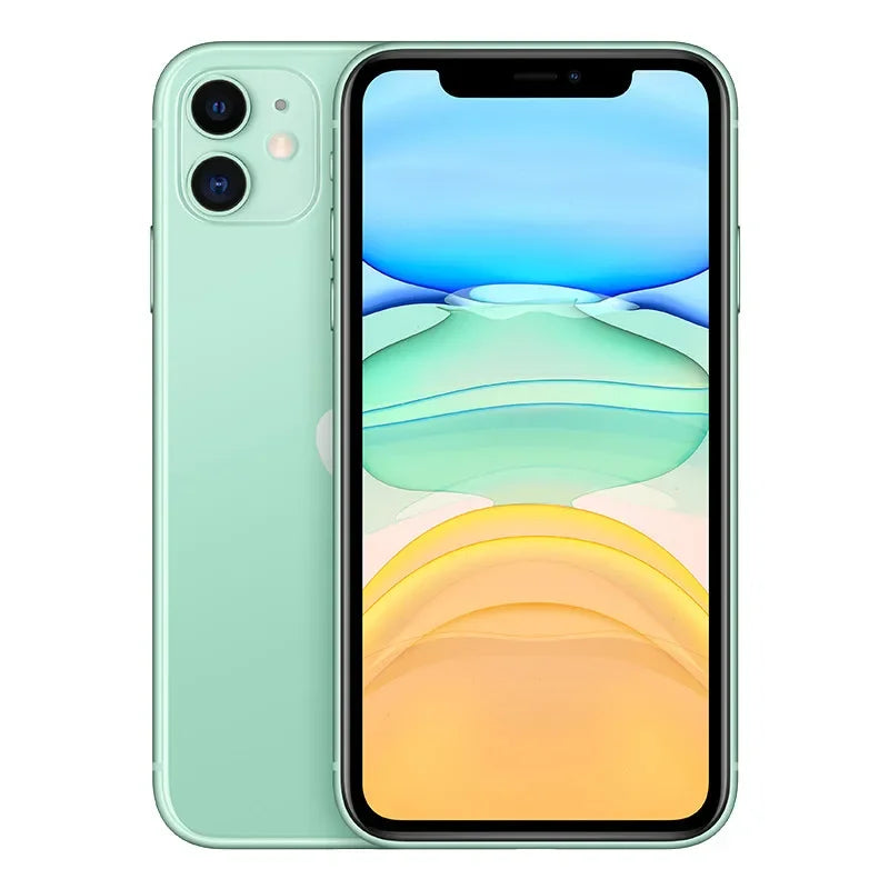 Original desbloqueado apple iphone 11 4g lte telefone móvel nfc 64/128/256gb rom 6.1 ''tela ips 12mp a13 biônico hexa-core celular