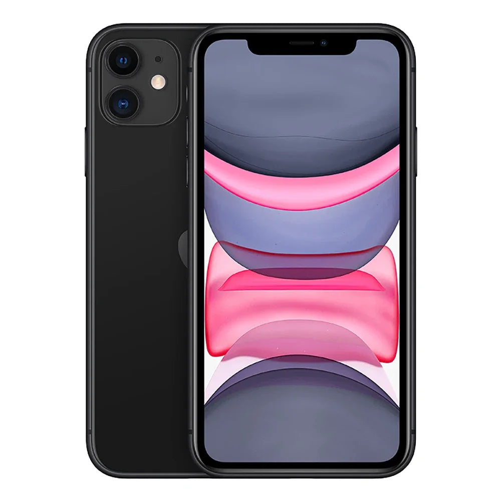 Original desbloqueado apple iphone 11 4g lte telefone móvel nfc 64/128/256gb rom 6.1 ''tela ips 12mp a13 biônico hexa-core celular