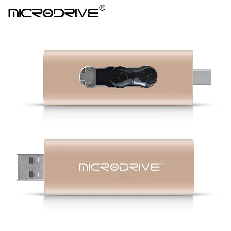 Tipo-C 2 EM 1 USB Flash Drive 64GB Pen Drive 4GB 8GB 16GB Pendrives Usb Stick 32GB 128GB Memory Stick