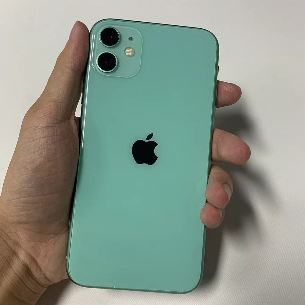 Original desbloqueado apple iphone 11 4g lte telefone móvel nfc 64/128/256gb rom 6.1 ''tela ips 12mp a13 biônico hexa-core celular