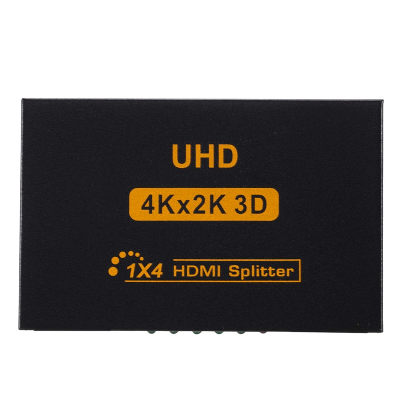 Ultra HD 4K 2K Steel Casing HDMI Distributor 1 in 4 out One to Four Video Screen Splitter 4 Ports 1x4 2160p