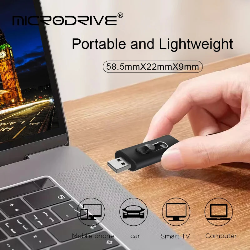Tipo-C 2 EM 1 USB Flash Drive 64GB Pen Drive 4GB 8GB 16GB Pendrives Usb Stick 32GB 128GB Memory Stick