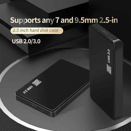 USB 3.0 To 2.5 Inch Hard Drive Case USB 3.0 Para 2.5 Polegada Caso Disco Rígido SATA HDD SSD Enclosure 5Gbps Caixa de Disco Rígido Externo para PC Portátil Smartphone PC Portátil