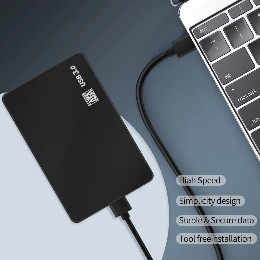 USB 3.0 To 2.5 Inch Hard Drive Case USB 3.0 Para 2.5 Polegada Caso Disco Rígido SATA HDD SSD Enclosure 5Gbps Caixa de Disco Rígido Externo para PC Portátil Smartphone PC Portátil