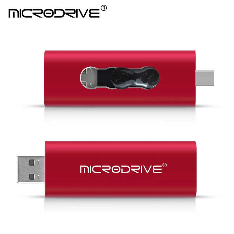 Tipo-C 2 EM 1 USB Flash Drive 64GB Pen Drive 4GB 8GB 16GB Pendrives Usb Stick 32GB 128GB Memory Stick