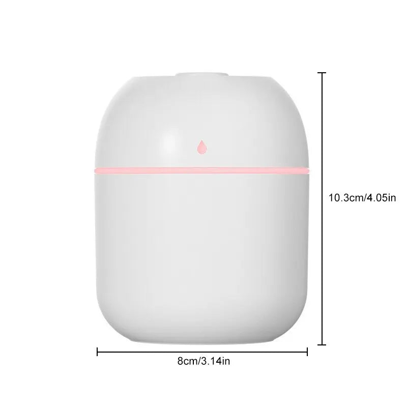 Umidificador usb difusor de aroma portátil eletrodomésticos 220ml umidificador elétrico desktop casa fragrância perfumes pulverizador