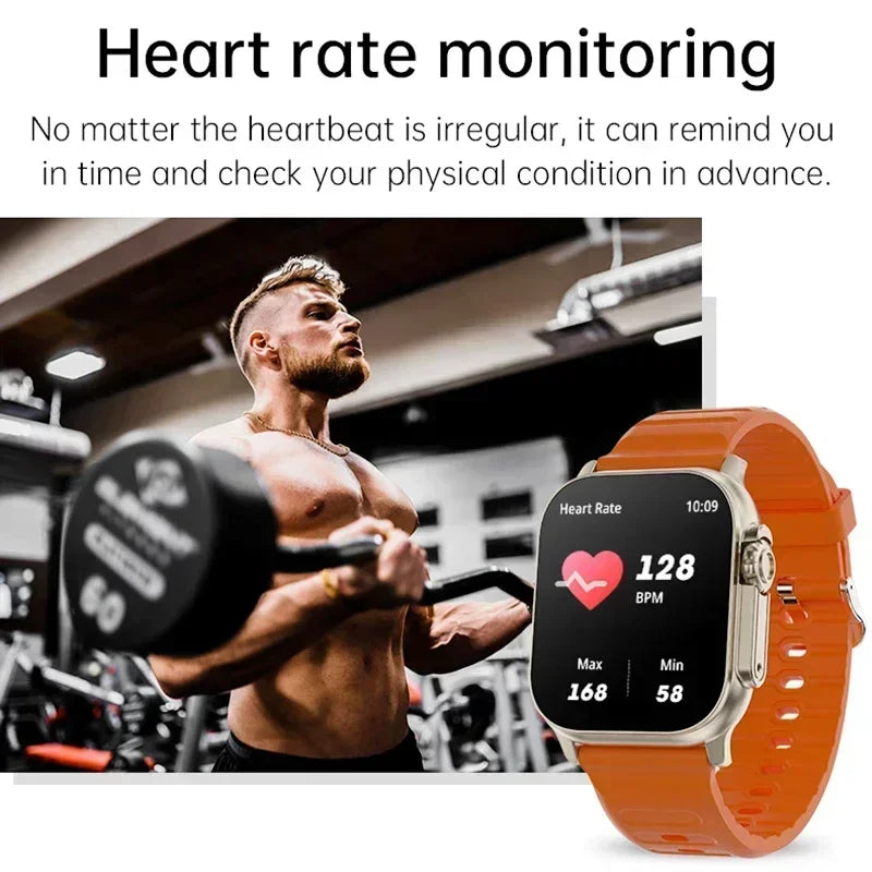 Novo relógio inteligente 8 ultra gen 2 relógio ultra iwo ultra nfc smartwatch série 8 chamada bluetooth 2.2 Polegada relógio de fitness sem fio