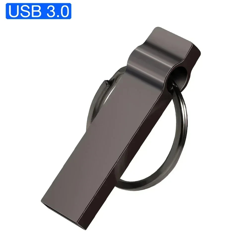 USB 3.0 Flash Drive 128GB Memoria USB Memory Stick Pen Drive U Disk Metal Key Thumb USB Drive para PC Laptop 32GB/64GB