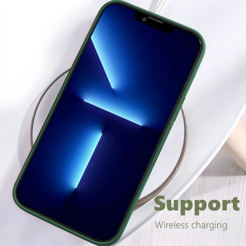 Para iphone 8 caso para iphone se 2022 2020 7 8 capa de luxo à prova de choque macio tpu silicone líquido telefone volta caso para iphone 8